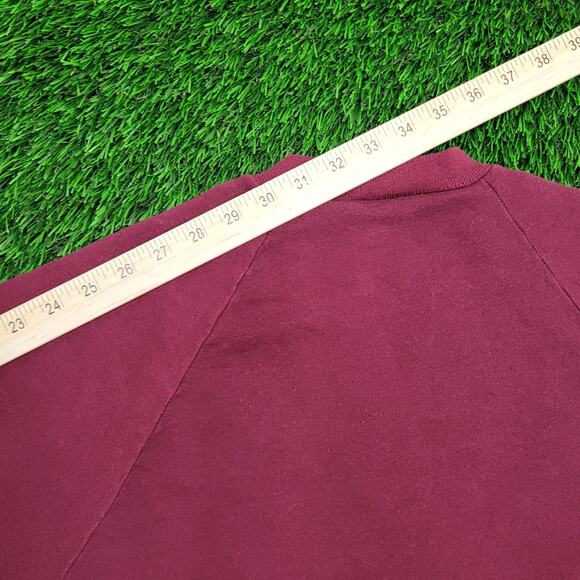 Vintage 80s JERZEES Raglan Sweatshirt Womens Large 20x27 USA - Picture 5 of 13